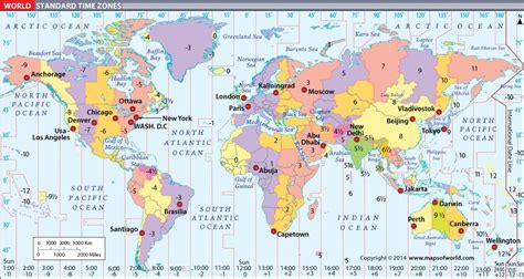 Time Zone Map World Time Zones Map Time Zone Map World Time Zones