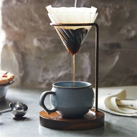 Glass Wood Coffee Pour Over See Targets New Hearth And
