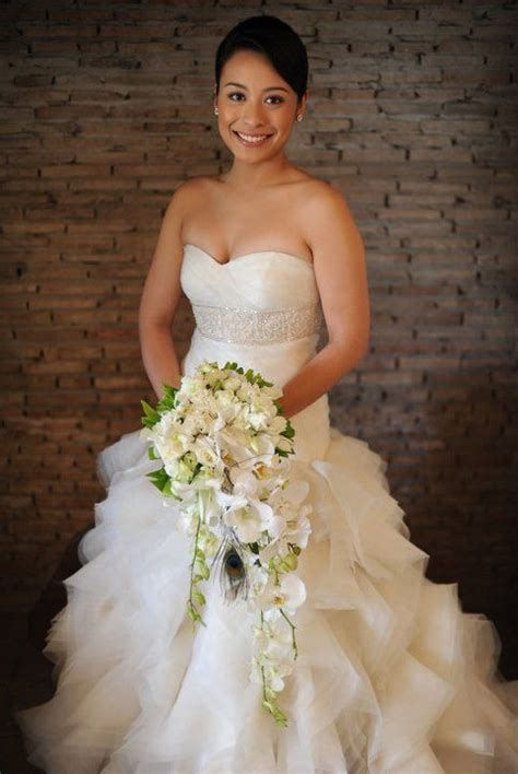 Pretty Pinaybride Filipina Girls Filipino Girl Strapless Wedding Dress