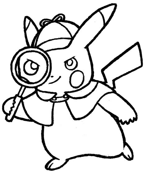 Printable Pikachu Coloring Pages Anime Coloring Pages