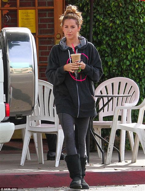 Ashley Tisdale Looks Pretty As Can Be For A Coffee Run But Forgets Her