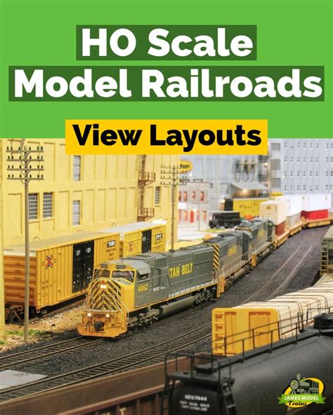 Ho Scale Model Railroad Layouts Model Railroad Model Trains Ho Model Trains