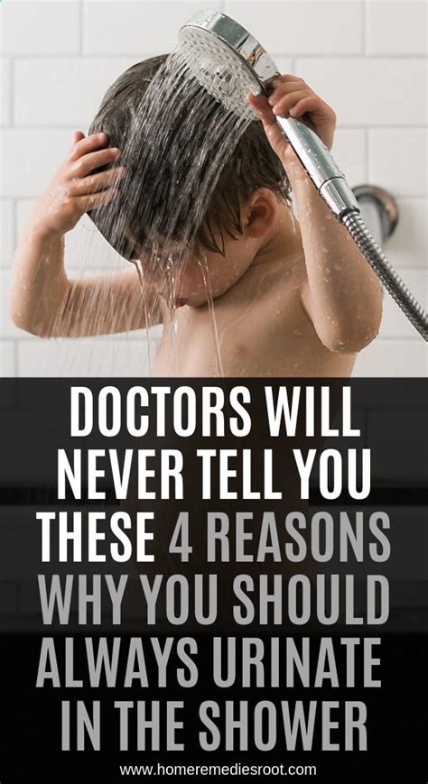 doctors will never say about this 4 reasons why you should always urinate under the shower