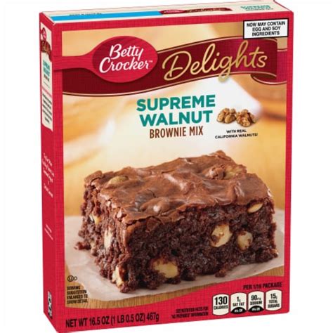 Betty Crocker Delights Supreme Walnut Brownie Mix 165 Oz Kroger