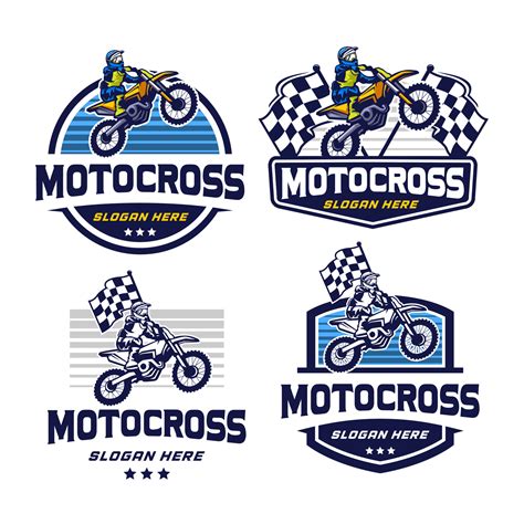 Motocross Badge Logo Template 10505458 Vector Art At Vecteezy