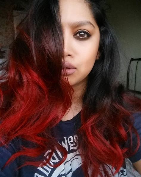 Hair Diaries Red Ombre The Desi Dossier