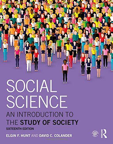 9781138654266 Social Science An Introduction To The Study Of Society