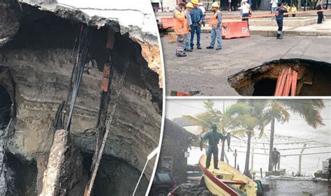 Hurricane Irma Batters Us Tropical Storm Lidia Causes Sinkhole In