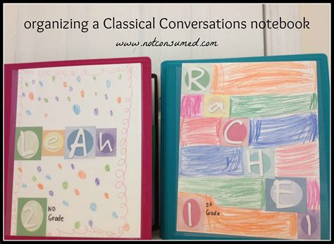 organizing a classical conversations notebook Homeschool Planning