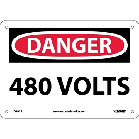 Danger 440 Volts Sign D101a