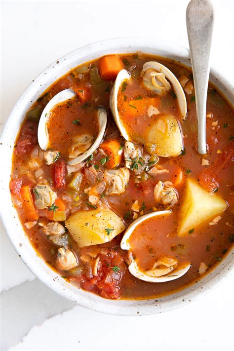 Manhattan Clam Chowder Recipe The Forked Spoon