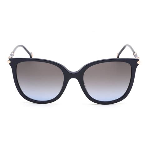 Carolina Herrera Ch 0023 S Sunglasses Blue Grey Shaded Blue Women S Ambrogioshoes