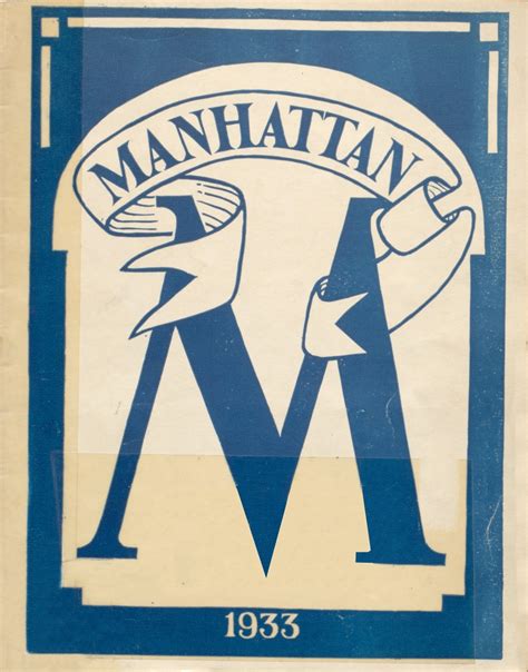 1933 Yearbook From Manhattan High School From Manhattan Kansas For Sale