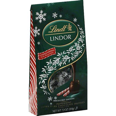 Lindt Lindor Truffles Extra Dark Chocolate Peppermint Chocolate