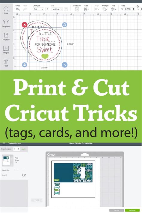 How To Use The Print And Cut Cricut Feature On Your Machine Cricut Print And Cut Cricut