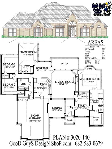 House Plans 3000 Sq Ft