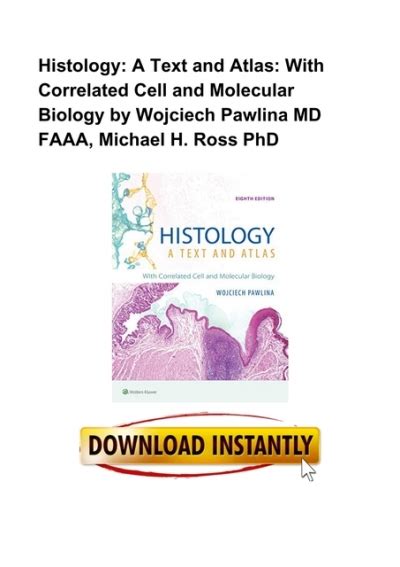 Histology A Text And Atlas With Correlated Cell And Molecular