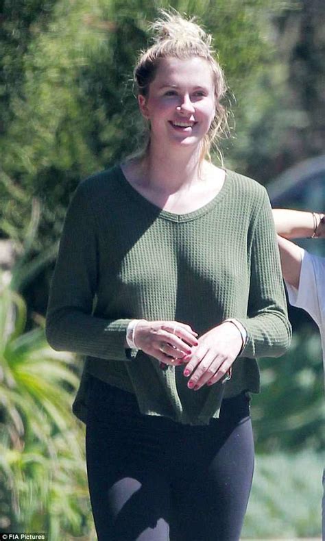 Ireland Baldwin Goes Braless And Makeup Free In Los Angeles Daily Mail Online