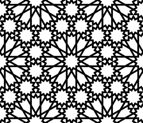 Islamic Style Black And White Pattern 1308770 Vector Art At Vecteezy