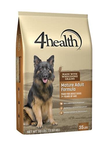 4health 2122 Wholesome Grains Adult 7 Lamb Formula Dry Dog Food 35lb