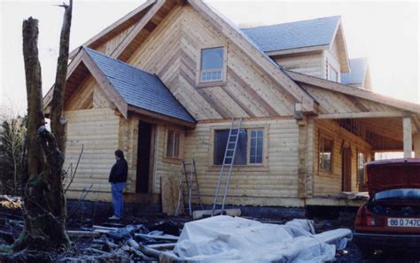 Slideshow Of Machined Log Home Construction Northern Log And Timber