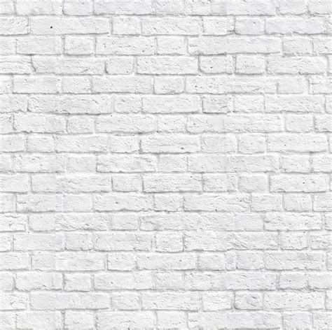 Classic White Bricks Wallpaper Wynil By Numérart