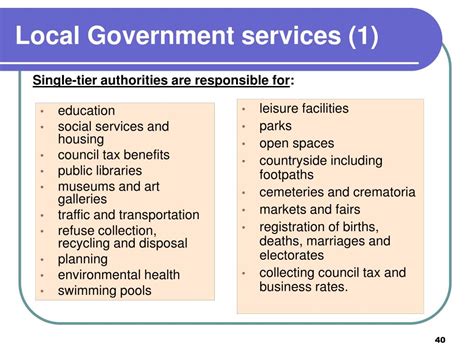 Ppt Local Government In The United Kingdom Powerpoint Presentation