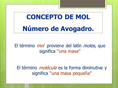 Relación Entre Mol Y Constante De Avogadro Escuelapedia Recursos