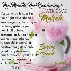 March signals the beginning of spring, although it's clear most of the time, winter isn't quite ready to let go. Pin by BRENDA CHRISTMAS on MONTHS | Pinterest | March and ...