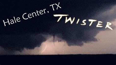 Hale Center Tx Nighttime Tornado 5262021 Youtube