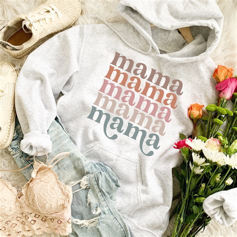 Retro Mama Row Sweatshirt Mama Hoodie Mama Sweatshirt Retro Etsy
