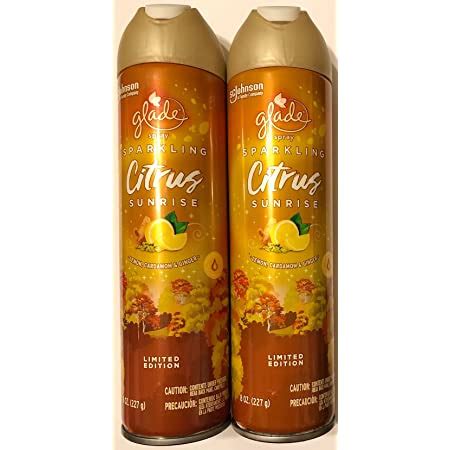 Amazon Com Glade Air Freshener Spray Limited Edition Holiday Collection Sparkling
