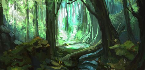 Mystical Forest On Behance