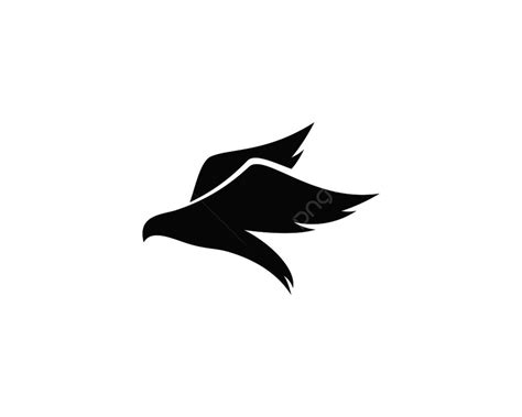 Flying Bird Template Silhouette Vector Png Bird Logo Template Vector