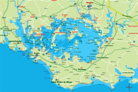 Carte Touristique Du Morbihan Voyage Carte Plan