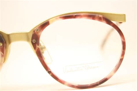 gold tortoise vintage eyeglasses p3 retro eyeglass 19… gem