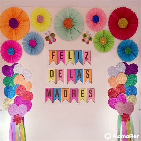 Murales Escolares Dia Madre Mama Birthday Room Decorations Paper Party