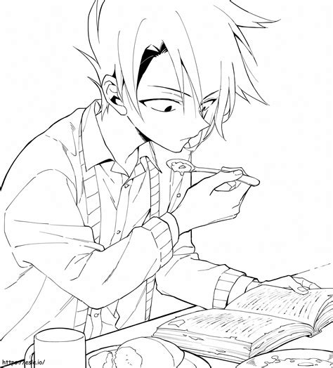 Ray The Promised Neverland Coloring Page