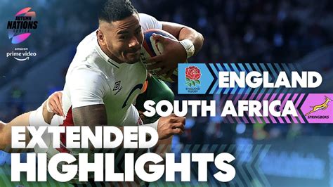 England 27 26 South Africa Extended Highlights Autumn Nations