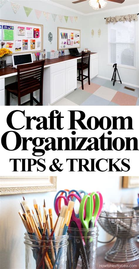 I am also giving a quick craft room tour. Craft Room Organization - How to Nest for Less™