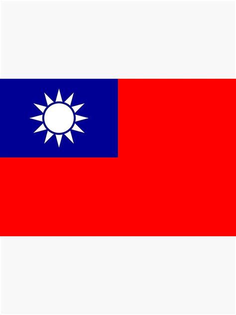 Known as the 'blue sky with a white sun' the symbol of taiwan was adopted. "ROC Taiwan - Taiwanese Flag 中华民国国旗 - 中華民國國旗 - 青天白日滿地紅 ...