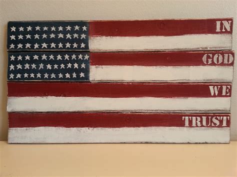 American Flag Wood Wall Art By Elizabethmonroe7 On Etsy