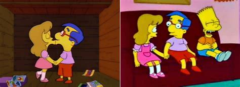 Rede Globo Infantil Os Simpsons Milhouse Se Apaixona E Deixa Bart Com Ciúmes No Sábado 5