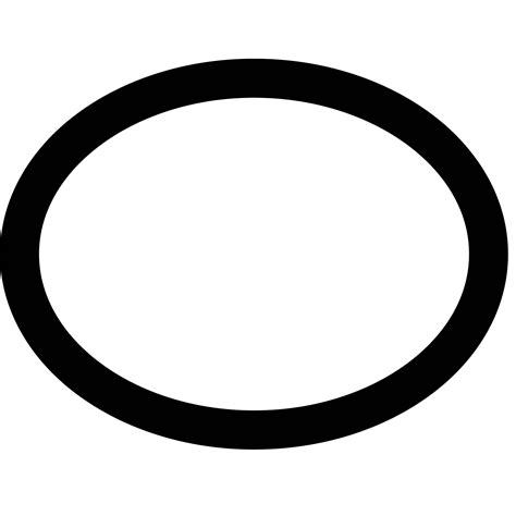 Black Oval Png Free Logo Image