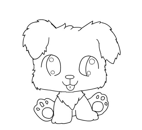 Puppy Lineart By Blustar101 On Deviantart