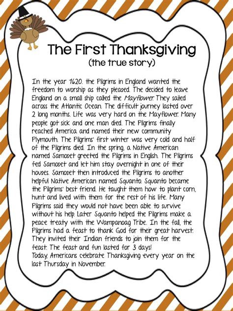 The First Thanksgiving With A Focus On Sequencing Thanksgiving