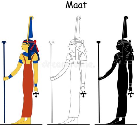 Ancient Egyptian Goddess Maat Maat Was The Ancient Egyptian Concept