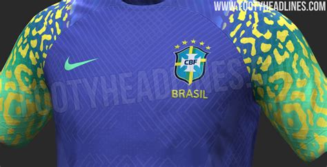 Brazil 2022 World Cup Away Kit Leaked Footy Headlines