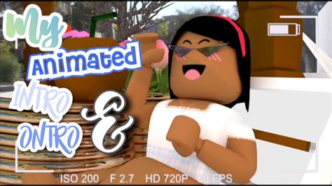 My New Animated Roblox Intro And Outro Youtube