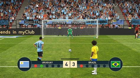 37' suárez is fouled by david luiz. URUGUAY vs BRAZIL | Penalty Shootout | PES 2019 Gameplay ...